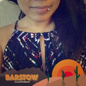 Banana Republic Navy Geometric Sleeveless Dress